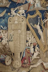 Zahrada pozemských rozkoší. ca. 1560 (tapisérie)