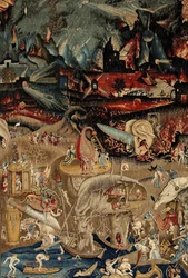 Zahrada pozemských rozkoší. ca. 1560 (tapisérie)