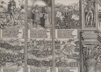 Zasnoubení Marie Burgundské, Mladý Maxmilián, Boj o burgundský úspěch..., 1515.