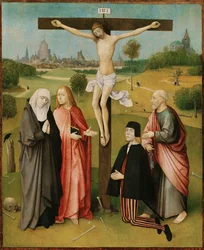 Ukřižování, asi 1480-85 (malba na dřevě)