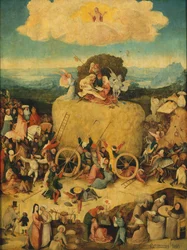 Centrální panel Haywain Triptych, c. 1516
