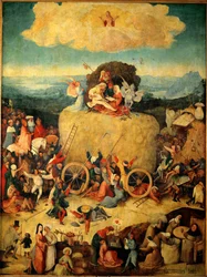 Haywain, kolem roku 1500 (olej na desce)