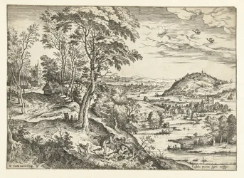 Cephalus a Procris Krajiny s biblickými a mytologickými scénami (název série)