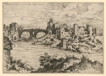 Most Quattro Capi a Tiberinský ostrov