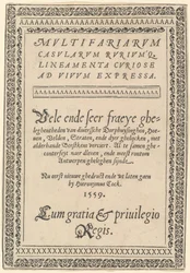 Titulní strana díla „Multifariarum Casularum“