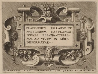 Titulní strana díla „Praediorum Villarum“