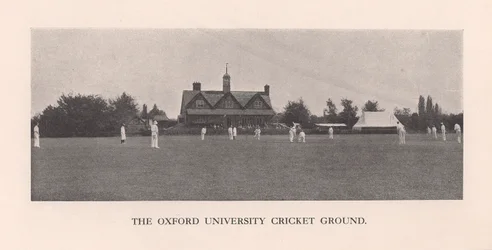 The Parks, kriketové hřiště Oxfordské univerzity, 1912