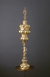 Medingen Minerva Cup, cca 1650 (stříbro a ruměnec)