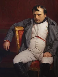 Napoleon I. ve Fontainebleau, 31. března 1814, detail