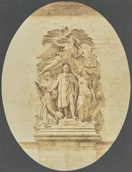 [Detail obrazu "Le Triomphe de 1810", Jean-Pierre Cortot, Vítězný oblouk]