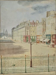[Rue Royale naproti Place de la Concorde].