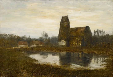 Kostel v Criqueboeufu, Normandie