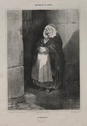 Bohemians of Paris, deska 15: Chodec aneb Velká nemocná žena, 1841.