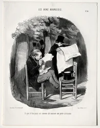 The Good Bourgeois, deska 14: Co buržoazie považují za rozptýlení, 1846.