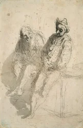 Dva Saltimbanques Deux saltimbanques