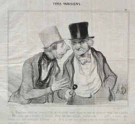 Types Parisiens, deska 26: Ano, pane, váš úctyhodný vzduch mě povzbuzuje...