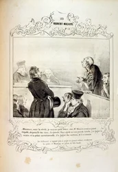 ilustrace o myšlenkách a legendách Philipon pod názvem Les Cent a Robert Macaire