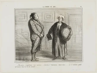 "- Pane, odcházím z vašich služeb, jedu domů... Nechci tu být, až přijde konec světa." 4. deska z knihy La Cométe De 1857.