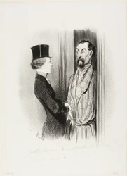 Rendez-Vous. "- Madame Eudoxie Blancminet - To jsem já, Monsieur... co pro vás mohu udělat," deska 44 z Les Beaux Jours De La Vie