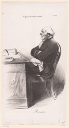 Karikatura Jean-Josepha Rousseaua