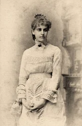 Portrét Edith Sary Watson 1880 (foto)