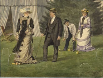 Kroketová hra, 1875.