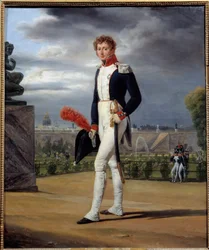 Portrét sběratele Philippa Lenoira (1785 - 1867). Obraz Emile Dit Horace Vernet (1789-1863)