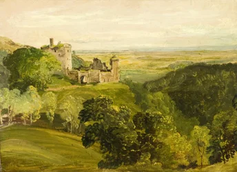 Castle Campbell (olej na plátně)