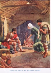 Alfréd Veliký v chatě Neat-Herd