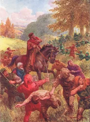Záchrana sira Richarda z Lea, ilustrace z 