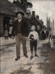 David vzhlédl do tváře Hanse Krouta, z knihy 