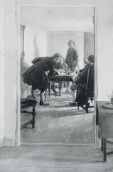 In the Old Raleigh Tavern, ilustrace z 