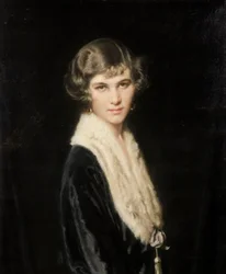 Portrét Elizabeth Woodville (olej na plátně)