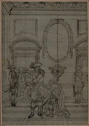 Studie k druhému, nikdy nepublikovanému vydání Colleho hry "La Partie de Chasse de Henri IV", Act I, Scene 6.