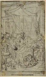 Studie k ilustraci v Tacitově díle "Tiberius aneb Prvních šest knih letopisů", kniha II, svazek 1.