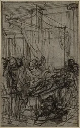 Studie k ilustraci v Tacitově díle "Tiberius aneb Prvních šest knih letopisů", kniha II, svazek 1.