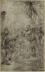 Studie k ilustraci v Tacitově díle "Tiberius aneb Šest prvních knih letopisů", kniha I, svazek 1, 3. studie