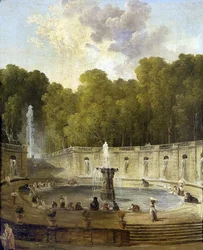 Pračky v parku - Pračky v parku - Obraz Huberta Roberta (1733-1808) - cca 1775 - Olej na plátně - 56x45,5 - Petit Palais, Musee des Beaux-Arts de la Ville de Paris