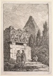 Večery Říma: Sarkofág, 1763-1764.