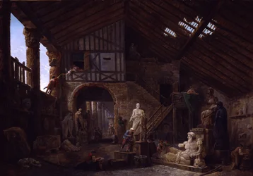 Ateliér restaurátora starožitností v Římě