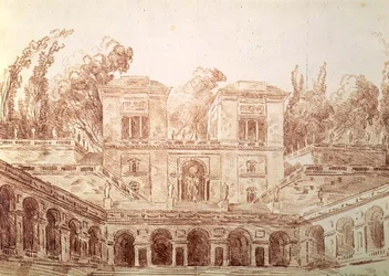 Villa Farnese, Řím (kresba)