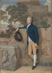 Frederick North, pozdější pátý hrabě z Guilford, v Římě