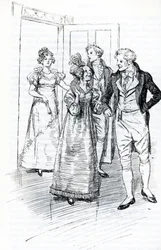 "Bál v Crown Inn" (ilustrace)
