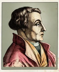 portrét německého reformátora a teologa Martina BUCERA (1491-1551)