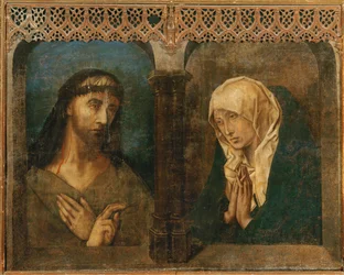 Kristus a Mater Dolorosa (dřevo)