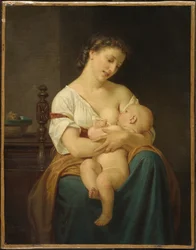 Matka a dítě, kolem roku 1869