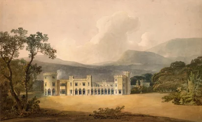 Zahradní průčelí zámku Shanbally, hrabství Tipperary