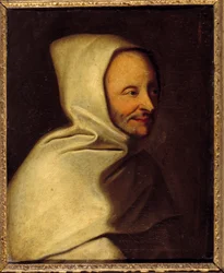 Portrét Armanda Bouthillera de Rance, abbé z Trappe (1626-1700), zakladatele Řádu trapistů Malování po Hyacinthe Rigaud (1659-1743) 17. století Sun. 0,4x0,32 m Chantilly, Musee Conde