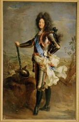 Ludvík XIV. francouzský (malba na plátně)