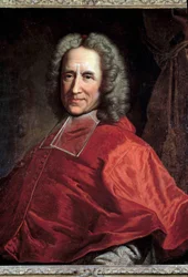 Portrét kardinála Guillauma Duboise, Archveque of Cambrai (1656-1723) Obraz Hyacinthe Rigaud (1659-1743). 18. století. Brives. Musee Labenche - Portrét kardinála Guillauma Duboise, arcibiskupa z Cambrai (1656-1723). Obraz od Hyacinthe Rig